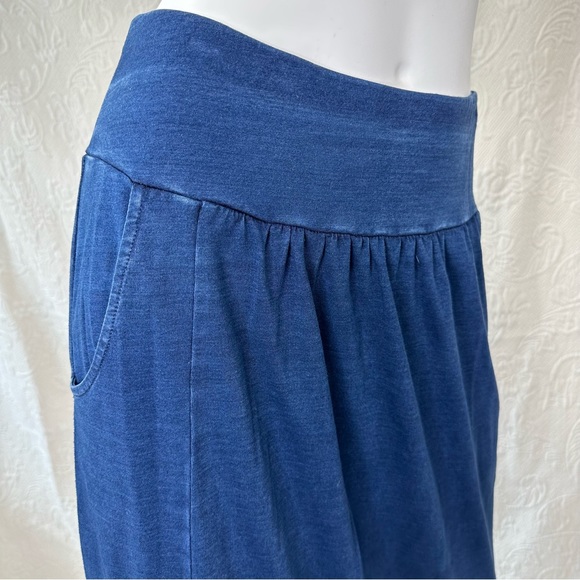 J.Jill Purejill Indigo Blue 2-Piece Pull-on Midi Skirt and Tunic - Picture 9 of 15